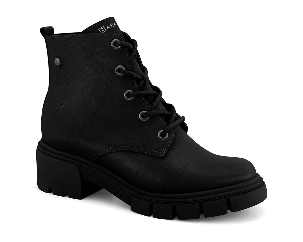 Bota Coturno Feminina Preta Ramarim 2411121-1