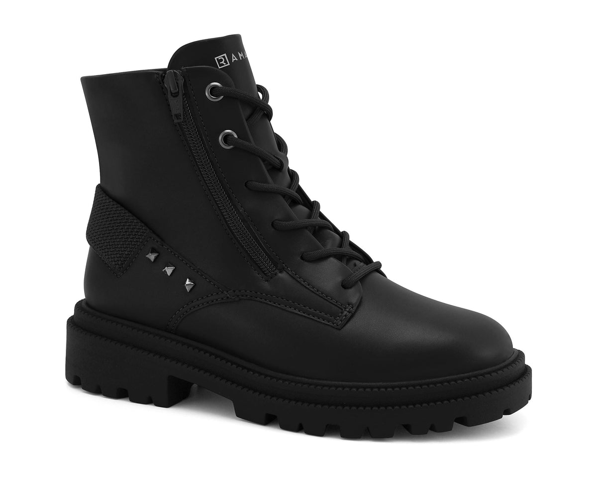 Bota Coturno Feminina Preta Ramarim 2462104-3