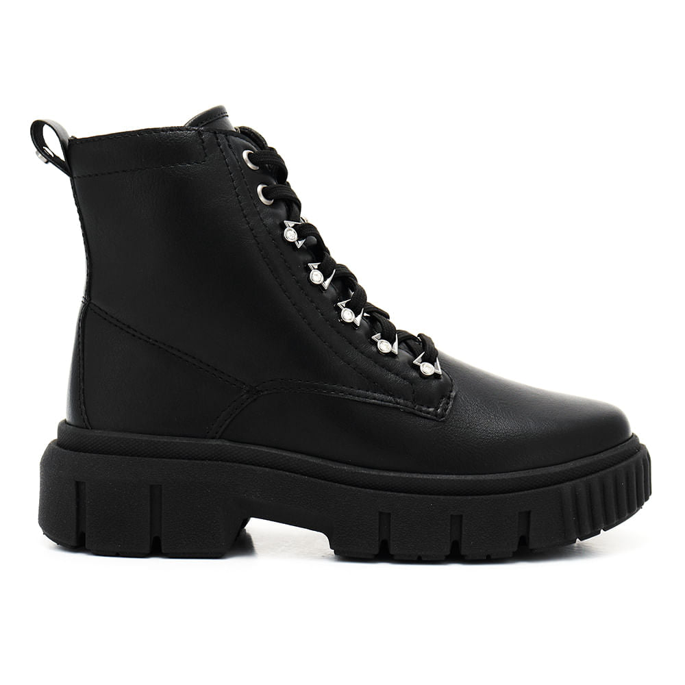 Bota Coturno Tratorada Feminina Preta Ramarim 2499102-1